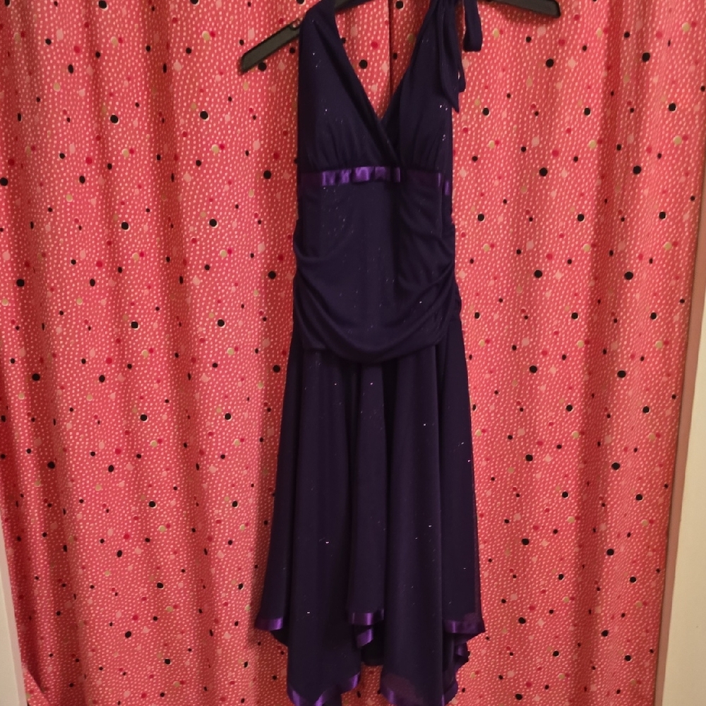 City Triangles Deep Purple Dress